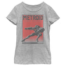 Girl's Nintendo Metroid Samus Returns Poster T-Shirt