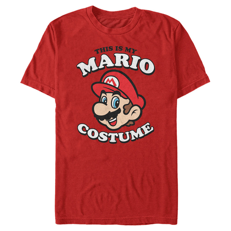 Men's Nintendo This is my Mario Costume T-Shirt