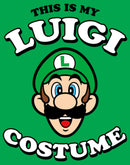 Junior's Nintendo This is my Luigi Costume T-Shirt