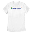 Women's Nintendo Classic N64 Logo Text T-Shirt