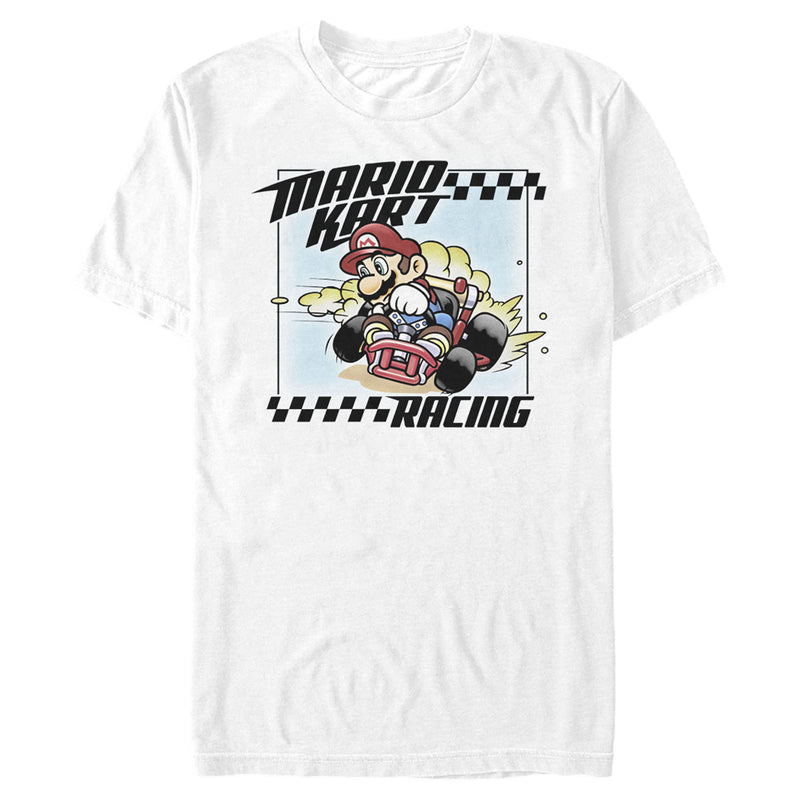 Men's Nintendo Mario Kart Racing Frame T-Shirt