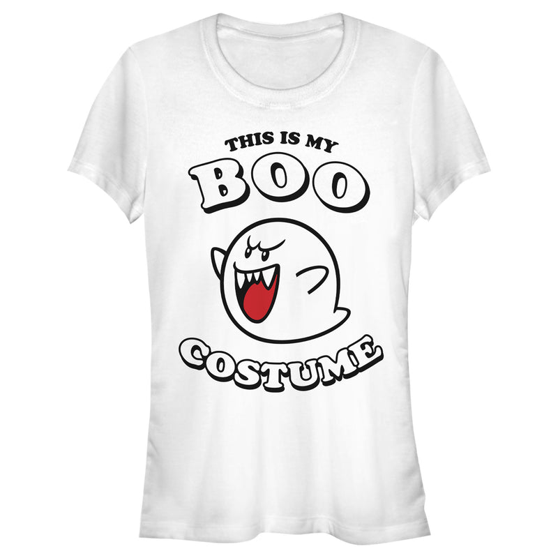 Junior's Nintendo Mario Boo Costume T-Shirt