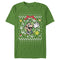 Men's Nintendo Ugly Christmas Luigi Wreath T-Shirt