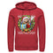 Men's Nintendo Ugly Christmas Mario Wreath Pull Over Hoodie