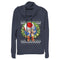 Junior's Nintendo Christmas Toad Wreath Cowl Neck Sweatshirt