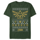 Men's Nintendo Ugly Christmas Legend of Zelda Triforce T-Shirt