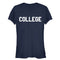 Junior's Animal House College Text T-Shirt
