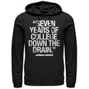 Men's Animal House Bluto 7 Years Quote Pull Over Hoodie