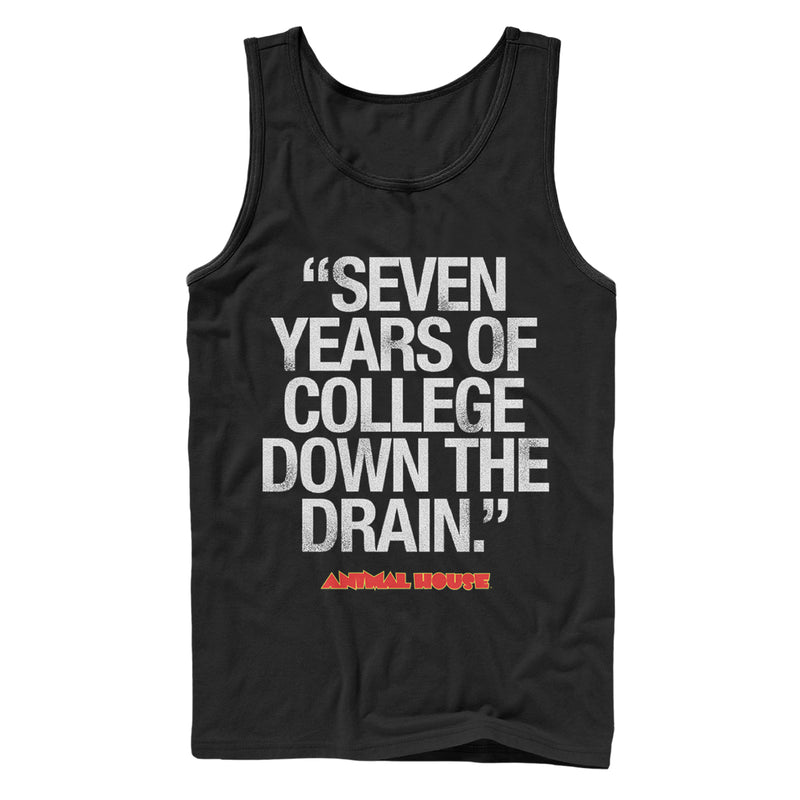 Men's Animal House Bluto 7 Years of College Tank Top