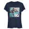 Junior's The Breakfast Club Grayscale Character Pose T-Shirt