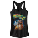 Junior's Back to the Future Part 3 Character Pose Racerback Tank Top