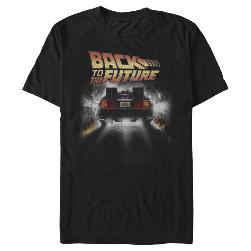 Men's Back to the Future Time Machine Glow T-Shirt