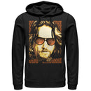 Men's The Big Lebowski The Dude Text Poster Pull Over Hoodie