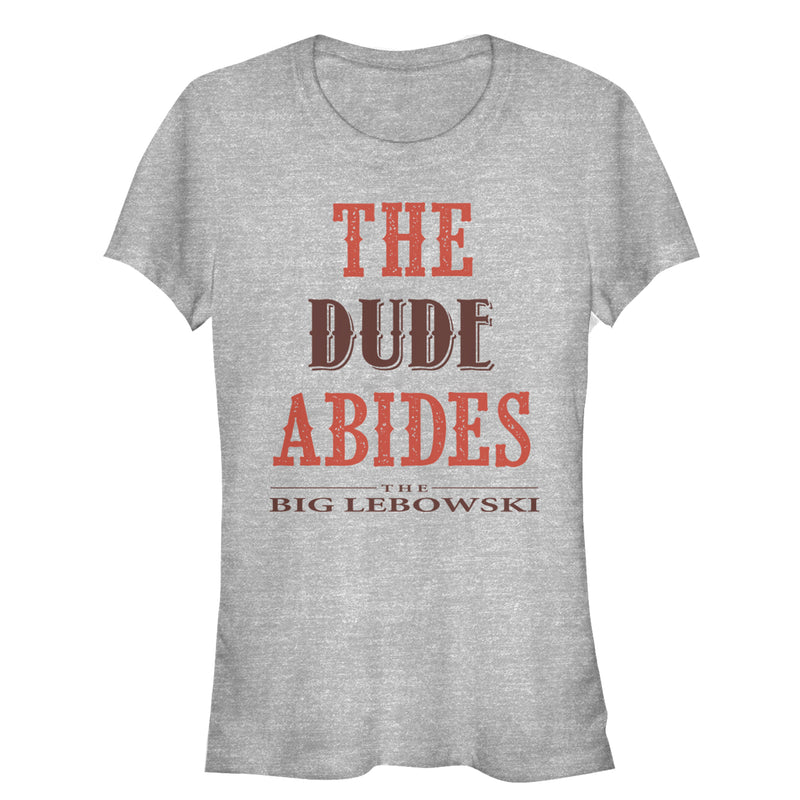 Junior's The Big Lebowski The Dude Abides T-Shirt