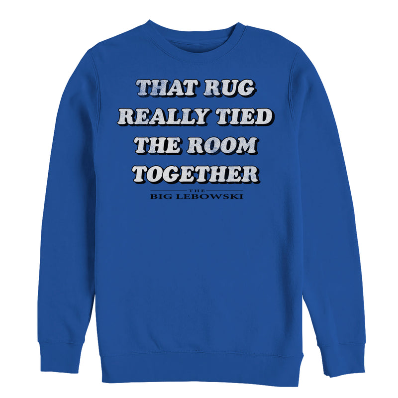 Men's The Big Lebowski Rug Really Tied Room Together Sweatshirt