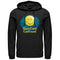 Men's Dazed and Confused Cloudy Big Smiley Logo Pull Over Hoodie