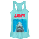 Junior's Jaws Shark Movie Poster Racerback Tank Top