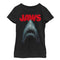 Girl's Jaws Shark Teeth Poster T-Shirt