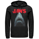Men's Jaws Shark Teeth Poster Pull Over Hoodie