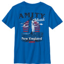 Boy's Jaws Amity Island Tourist Lighthouse T-Shirt