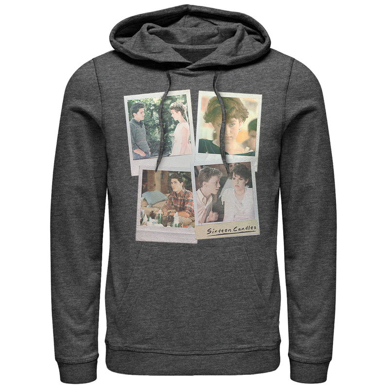 Men's Sixteen Candles Character Polaroids Pull Over Hoodie