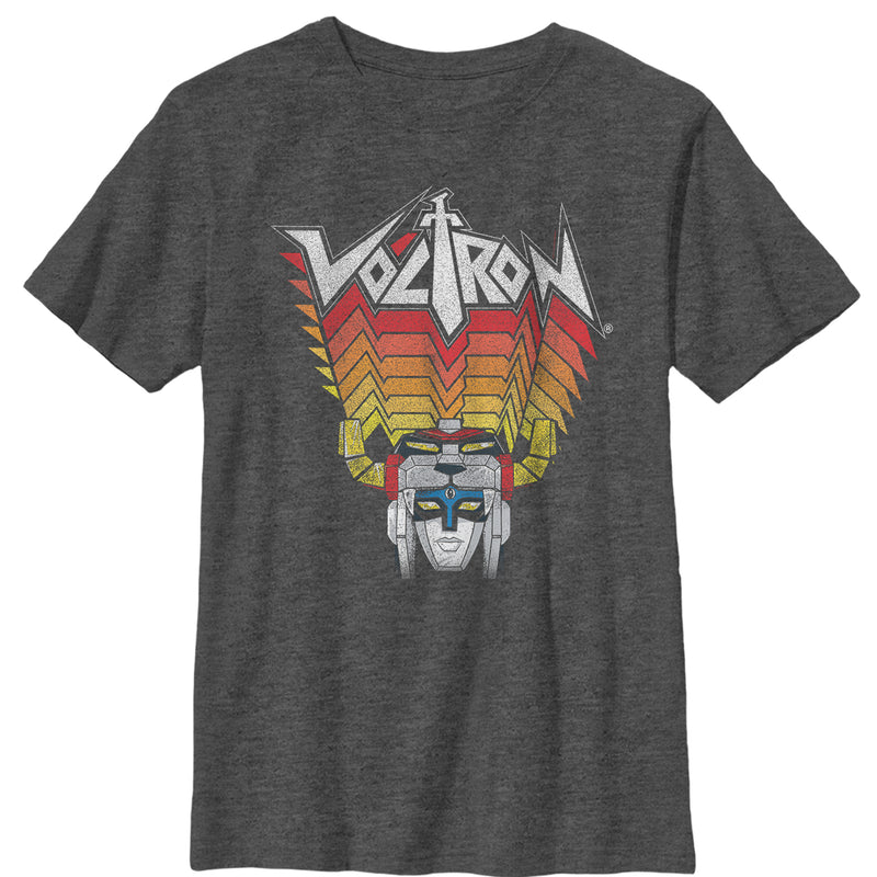 Boy's Voltron: Defender of the Universe Robot Stripes T-Shirt