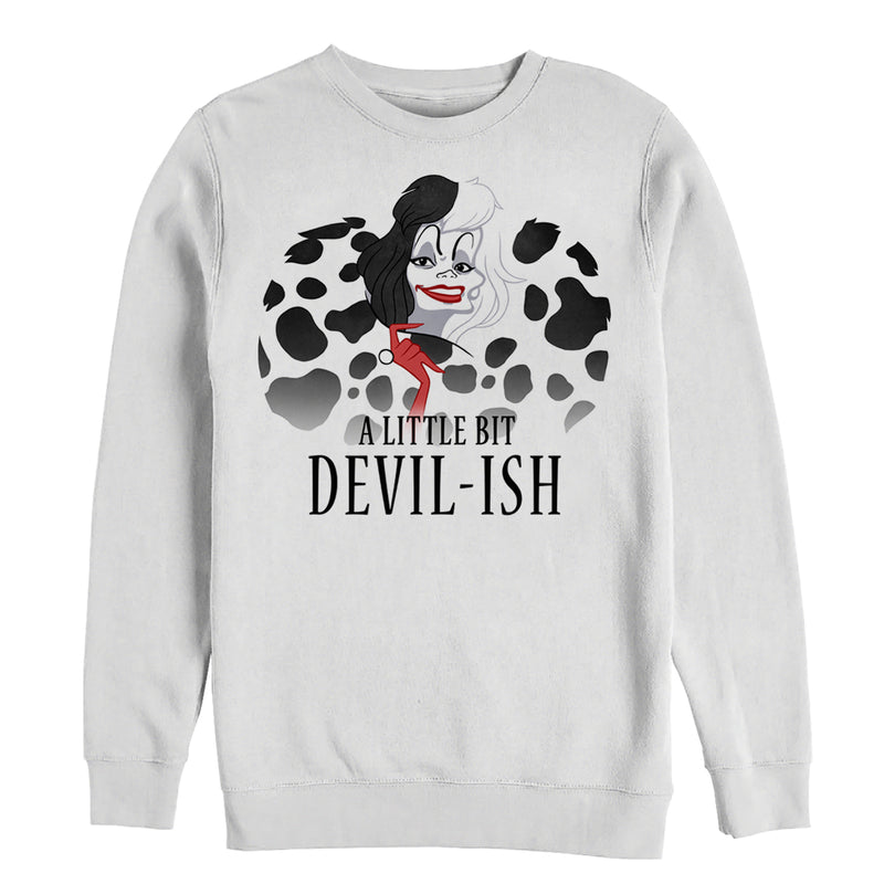 Men's One Hundred and One Dalmatians Cruella Devilish Sweatshirt