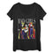 Women's Disney Princesses Artistic Bad Girl Scoop Neck