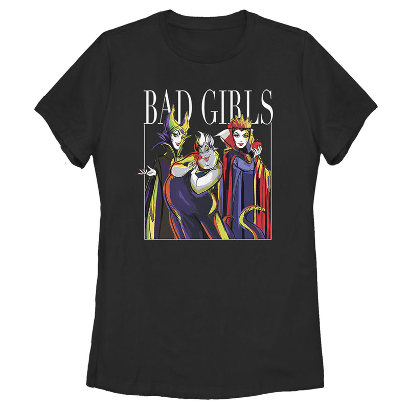 Women's Disney Princesses Artistic Bad Girl T-Shirt