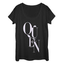 Women's Snow White and the Seven Dwarfs Fairest Queen Scoop Neck