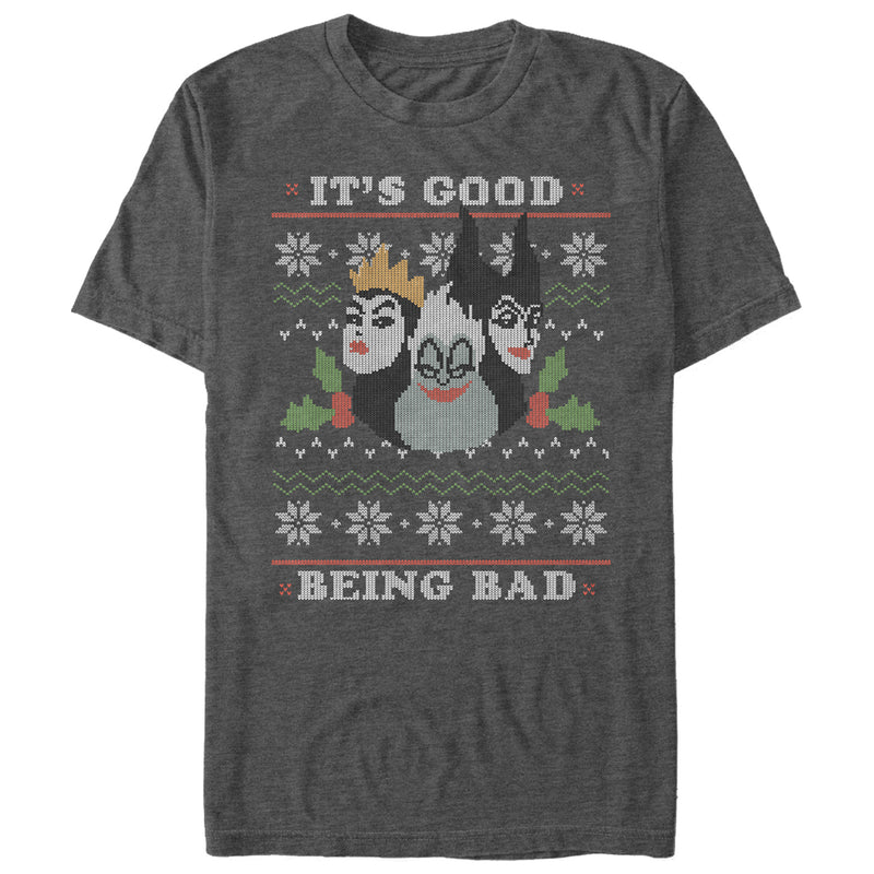 Men's Disney Princesses Christmas Being Bad T-Shirt