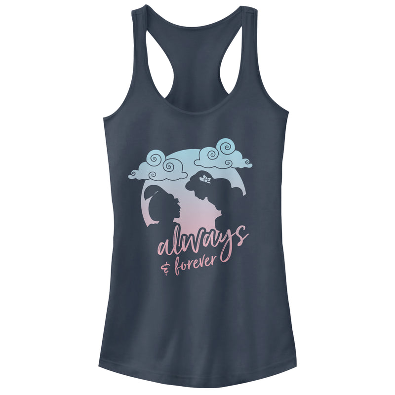 Junior's Aladdin Always and Forever Racerback Tank Top