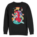 Men's Disney Princesses Cartoon Profile Sweatshirt
