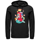 Men's Disney Princesses Cartoon Profile Pull Over Hoodie