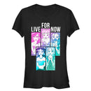 Junior's Disney Princesses Live for Now T-Shirt