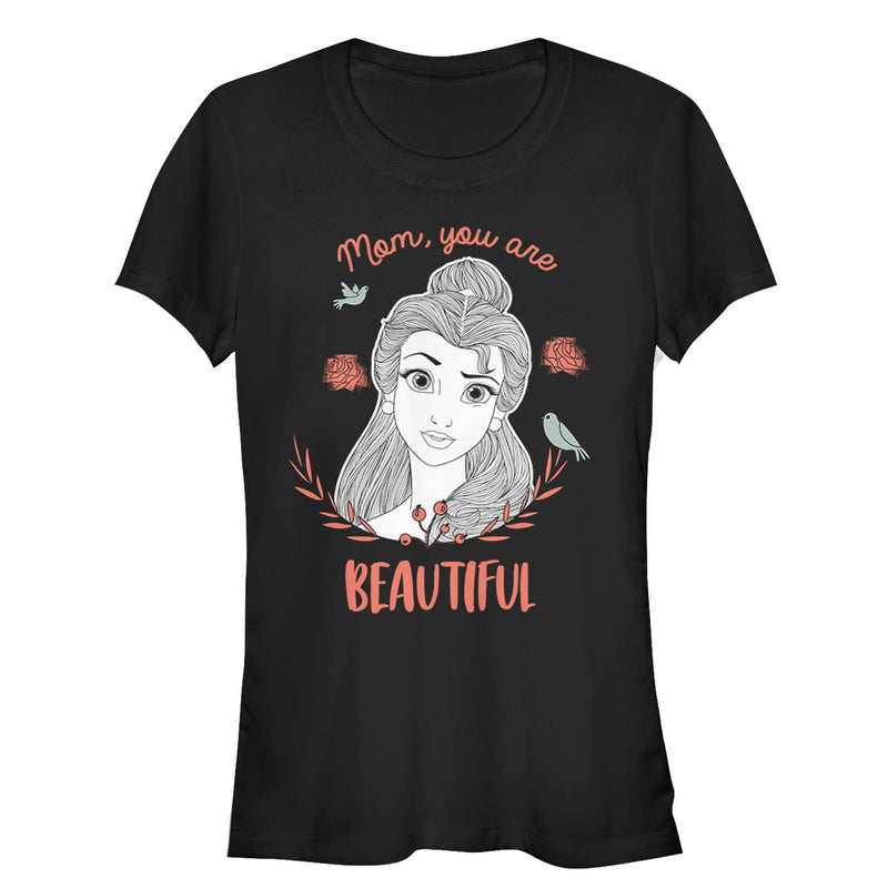 Junior's Beauty and the Beast Beautiful Mom T-Shirt