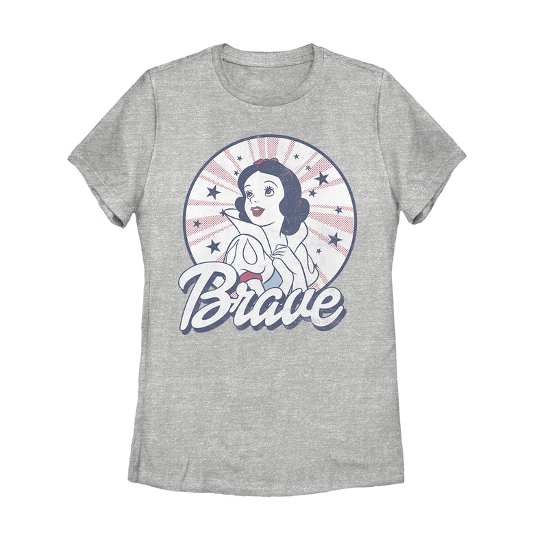 Women's Snow White and the Seven Dwarfs Fourth of July  Brave T-Shirt