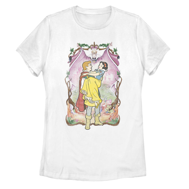 Women's Snow White and the Seven Dwarfs True Love Scene T-Shirt