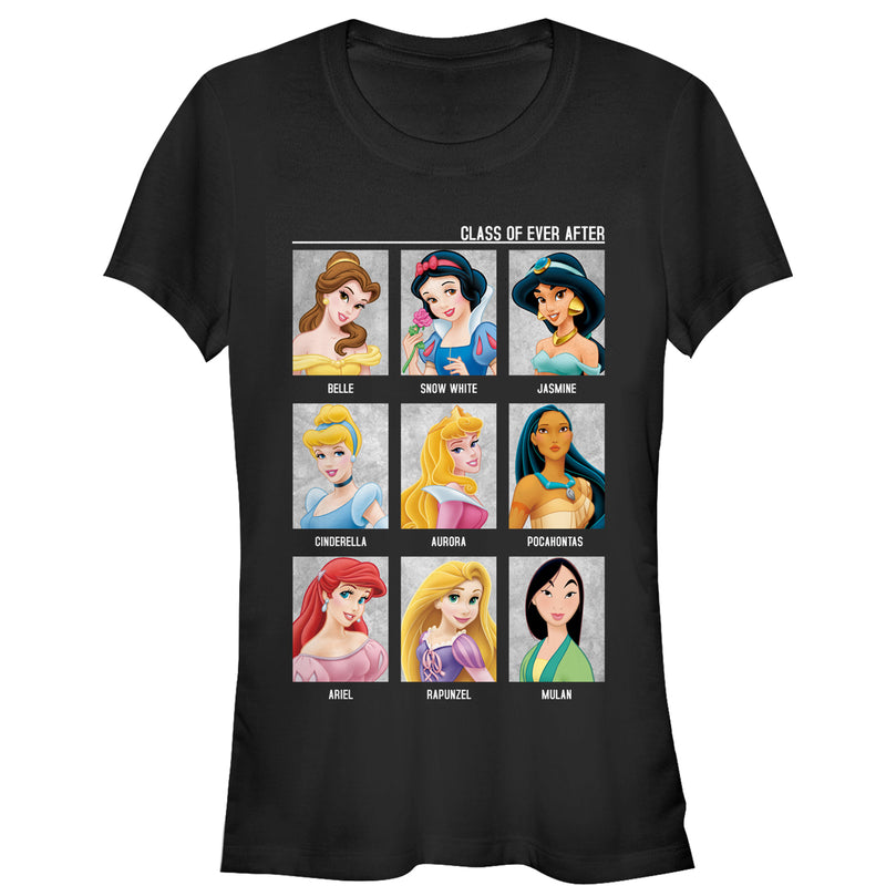 Junior's Disney Princesses Class of Bright Ever After T-Shirt