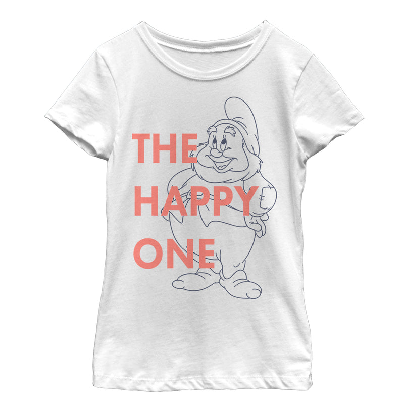 Girl's Snow White and the Seven Dwarfs Happy One T-Shirt
