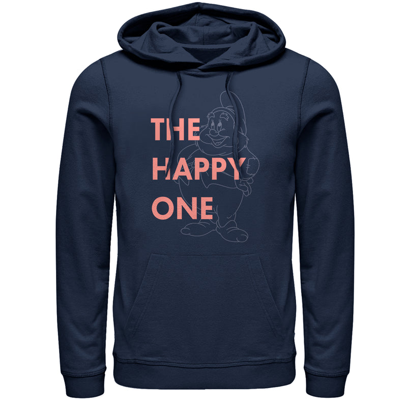 Men's Snow White and the Seven Dwarfs Happy One Pull Over Hoodie