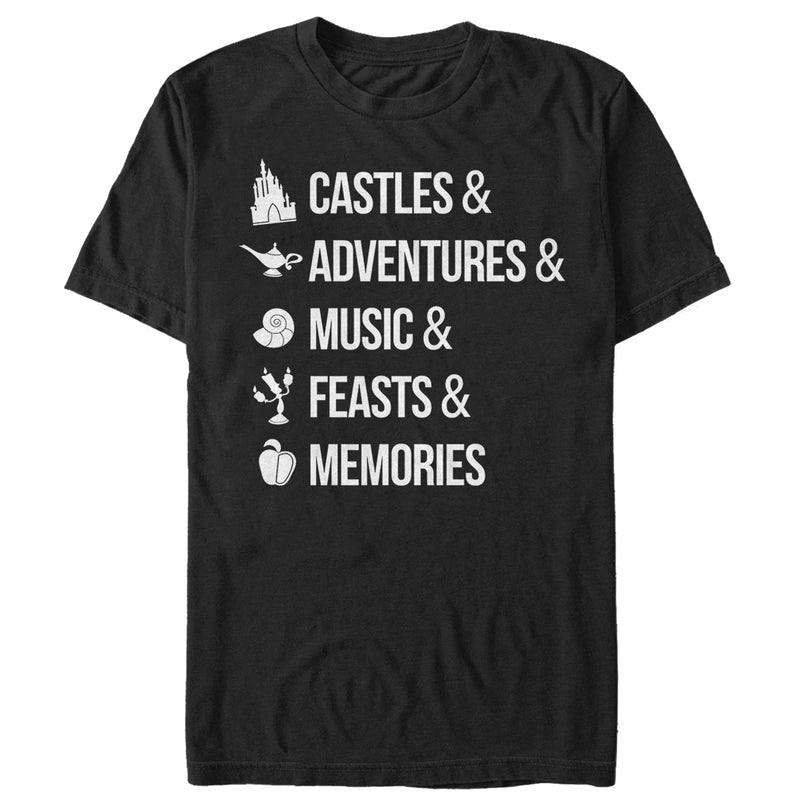 Men's Disney Princesses Magic Keywords T-Shirt