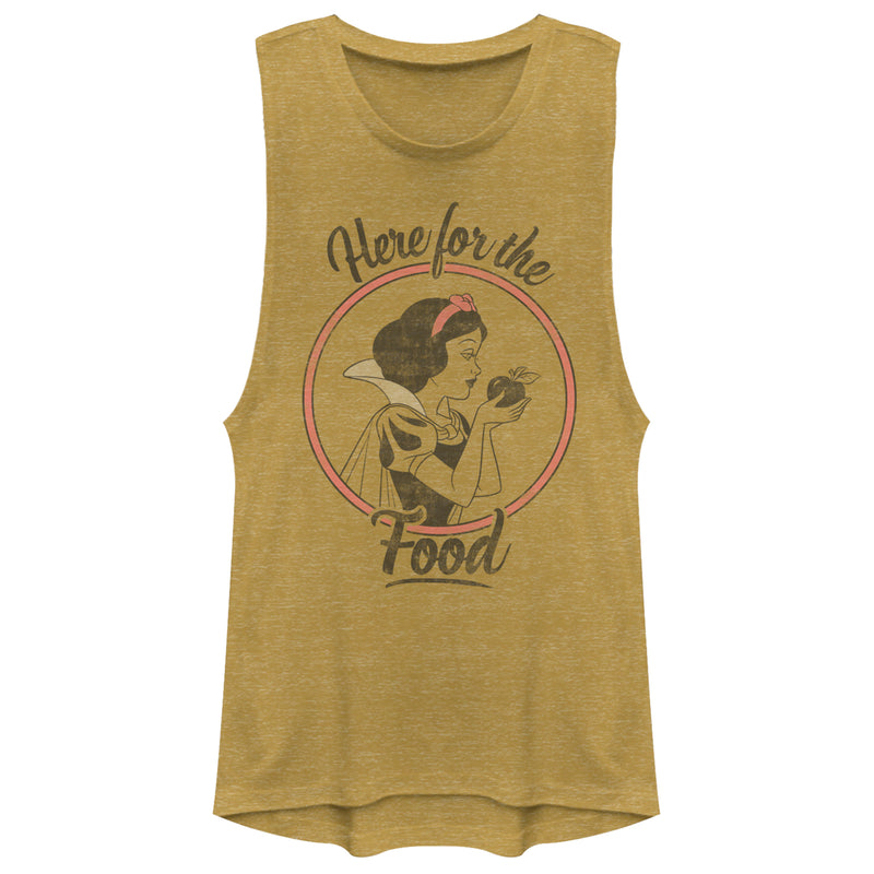Junior's Snow White and the Seven Dwarfs Food Festival Muscle Tee
