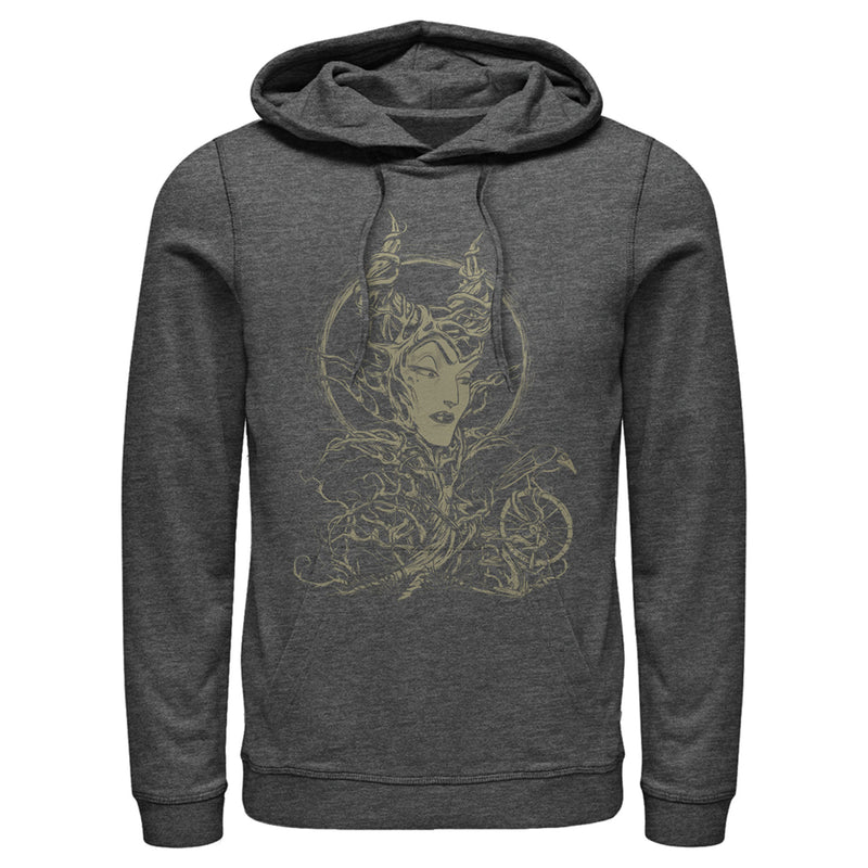 Men's Sleeping Beauty Maleficent Twisted Queen Pull Over Hoodie
