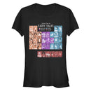 Junior's Disney Princesses Periodic Table T-Shirt