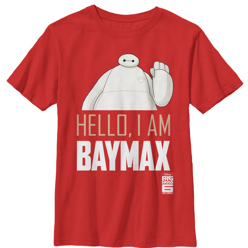 Boy's Big Hero 6 Hello, I Am Baymax T-Shirt