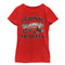 Girl's Cars Lightning McQueen Portrait T-Shirt