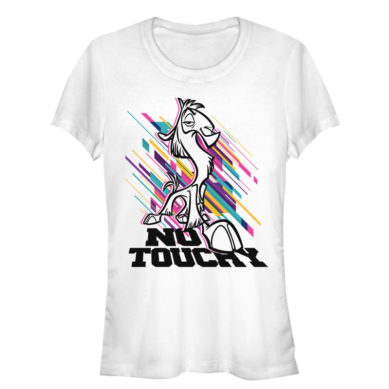 Junior's The Emperor's New Groove No Touchy Streaks T-Shirt