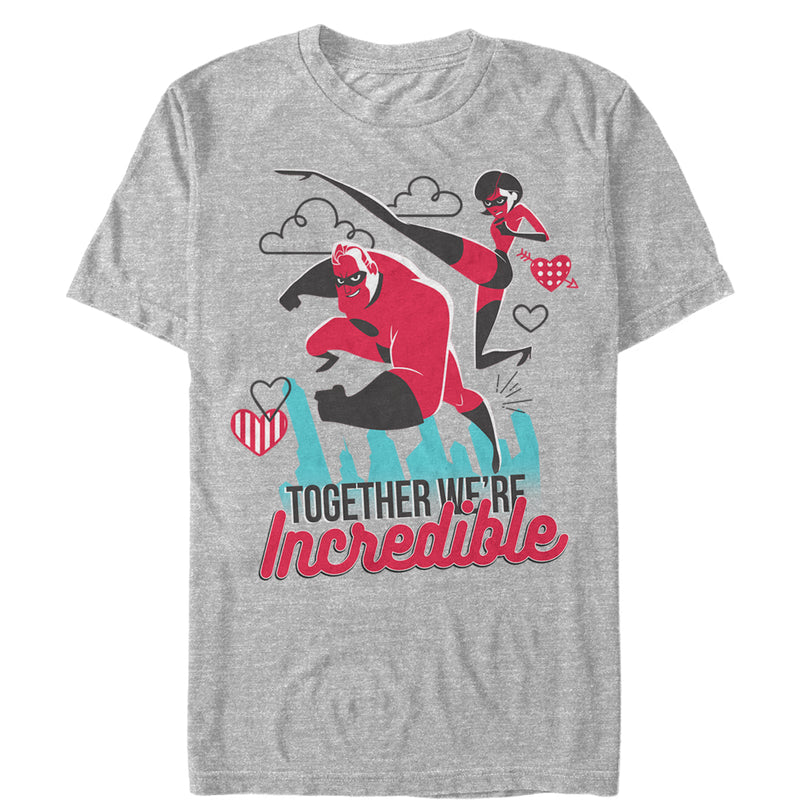 Men's The Incredibles Valentine Together We're Incredible T-Shirt