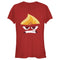 Junior's Inside Out Angry Portrait T-Shirt